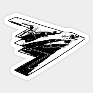 Northrop Grumman B-2 Spirit - Black Design Sticker